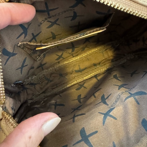 Rebecca Minkoff Ostrich Crossbody Bag Pink Peach $500 - Picture 3 of 9